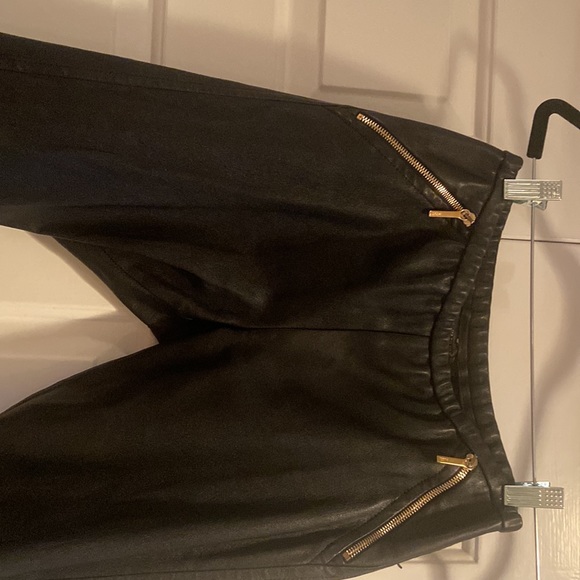 Emilio Pucci black leather pants - Picture 2 of 6